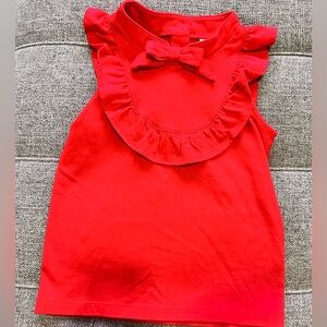 Janie and Jack Sleeveless Ruffle Top